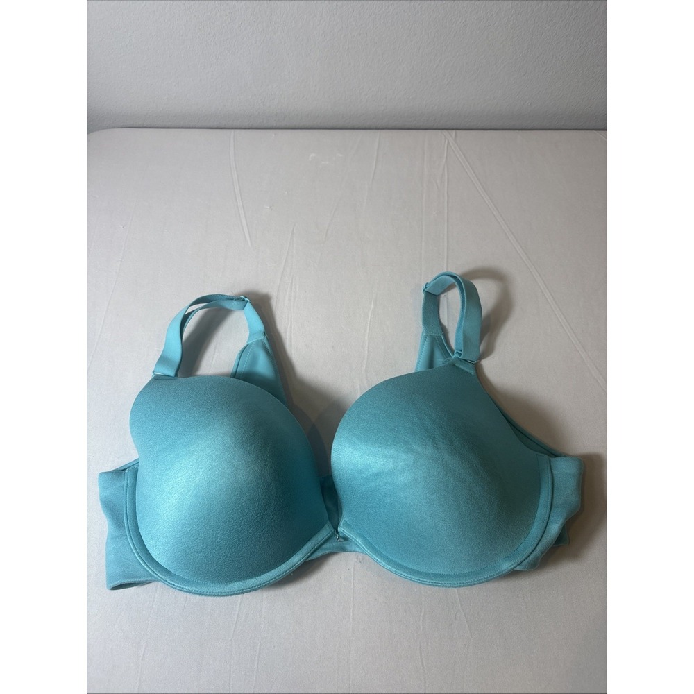 Cacique‎ Boost Plunge Bra 38 DD Teal Lane Bryant Underwire